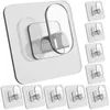 DEKAZIA® 16er Set Klebehaken Transparent Kunststoff – Produktbild-Vorschau 1