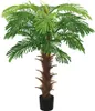 vidaXL Umělá palma Cycas s květináčem 140 cm zelená Náhled obrázku produktu 1