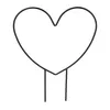 Relaxdays Supporto a forma di cuore in metallo per piante Anteprima dell’immagine prodotto 8