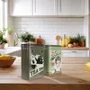 com-four® 4 stuks metalen voorraadpotten - Theedoos met Productafbeelding-voorbeeld 4