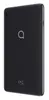 The back of a black Alcatel tablet is shown against a white background. Voir les images du produit