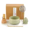 5-teiliges Matcha-Set aus Keramik & Bambus – inkl. Schale, Produktbild-Vorschau 1