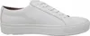 A side view of a white leather sneaker. Produktbild-Vorschau