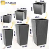 KADAX Rattan-Blumentopf-Set "Pesaro", Produktbild-Vorschau 2