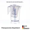 BigDean Messbecher-Set - 3 Größen: 500ml, 1L, 2L - Produktbild-Vorschau 4
