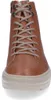 A close-up, front-facing view of a brown leather boot. Anteprima dell’immagine prodotto