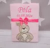 Personalisierte Babydecke 75x100 cm mit Namen & Datum – Produktbild-Vorschau 17