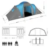 Tenda familiare NILS Camp NC6031 Highland blu-grigio Anteprima dell’immagine prodotto 14
