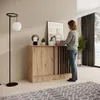 BEAUTYSOFA | Kommode HORIZON 120 cm Artisan, Schwarz mit Produktbild-Vorschau 7