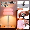 Nachttischlampen,Dekotischlampe,Bedside Lampe,3 Lichtfarben Produktbild-Vorschau 4