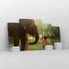 Bild auf Leinwand - Leinwandbild - Elefant Tier - 160x90cm Produktbild-Vorschau 4