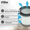vhbw Faltenfilter kompatibel mit Black & Decker Dustbuster Produktbild-Vorschau 2