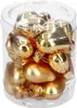 Cuori di Natale in vetro dorati elegante set di 12 pezzi Anteprima dell’immagine prodotto 5