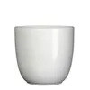 Mica Decorations Tusca Blumentopf - H25 x Ø28 cm - Weiß Produktbild-Vorschau 1