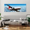 Bilder auf glas - Passagier Flugzeug Motoren Wolken - Produktbild-Vorschau 6
