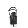 EXCITE-609 Damen Sandale von Pleaser, Schwarz Glanz , EU Produktbild-Vorschau 4