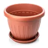 BigDean 3X Blumentopf mit Untersetzer rund ø50xH38 cm Produktbild-Vorschau 4