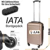 Kleiner Herren Koffer Handgepäck Bordgepäck Reisekoffer Produktbild-Vorschau 2