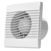 A white bathroom extractor fan is shown against a white background. Voir les images du produit