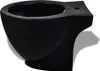vidaXL Keramik-WC & Bidet-Set Schwarz Produktbild-Vorschau 5