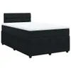 Boxspringbett mit Matratze Schwarz 120x190 cm Samt Produktbild-Vorschau 3