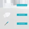 A collection of cleaning accessories for a robot vacuum cleaner, presented against a light background with text labels. Produktbild-Vorschau