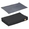 A dog bed with a removable gray blanket on top, shown against a white background. Produktbild-Vorschau