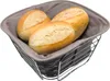 KESPER Brot- und Obstkorb Metall/Textil 21x21x11cm grau  Voir les images du produit 9