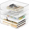 Acryl Briefablage in , Transparent Ablagefächer Stapelbar, Produktbild-Vorschau 1