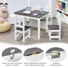 COSTWAY 4 TLG. Kindersitzgruppe mit Stauraum, Kindertisch Produktbild-Vorschau 7