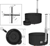 Fjordholz Hot Tub DeLux 200 Black Series Produktbild-Vorschau 6