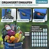 Heimfleiss Einkaufstrolley Blau – Klappbarer Hackenporsche, Produktbild-Vorschau 5