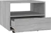 The Living Store Couchtisch Grau Sonoma 55x55x40 cm Produktbild-Vorschau 6