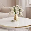 SOLEIL 2in1 runder Couchtisch glänzend Weiß / Weiß Produktbild-Vorschau 2