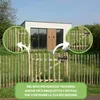be4nature recinzione a picchetto nocciola castagno 1 m x 80 Anteprima dell’immagine prodotto 5