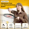endusor Crepe Pfanne für Induktion mit Antihaftbeschichtung Crêpes, Pfannenkuchen und Pfannkuchen Produktbild-Vorschau
