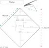 Kocyk do wózka 90x90cm - uniwersalny kocyk do fotelika Podgląd zdjęcia produktu 4
