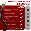 20m Kunststoffschlauchleitung H05VV-F 4G0,75 SW Flexible Produktbild-Vorschau 3