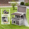 SucceBuy Outdoor-Katzenhaus, wetterfest, Unterschlupf für Produktbild-Vorschau 4