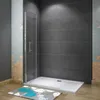 90x185cm Faltbar+drehbar Nano ESG Glas Duschwand Duschtür Produktbild-Vorschau 3