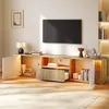 Mobile TV 180 cm con illuminazione LED, mobile TV con 2 Anteprima dell’immagine prodotto 2