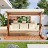 Balançoir de terrasse Hollywood, banc à balançoire de Voir les images du produit 8