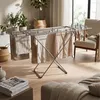 Relaxdays Wäscheständer ausziehbar, klappbar, Metall, 18 m Produktbild-Vorschau 2