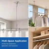 Kledingstang plafondhouderset - Set van 2 - Verstelbare Productafbeelding-voorbeeld 5