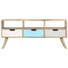 TV-Schrank 110×35×48 cm Massivholz Mango Produktbild-Vorschau 3