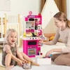 COSTWAY Kinderküche, Spielküche mit 95 Zubehör, Licht, Produktbild-Vorschau 9