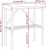 vidaXL Pflanztisch mit Ablage 78x38x82,5 cm Massivholz Produktbild-Vorschau 8