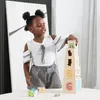 VIGA Drevená vzdelávacia pyramída Montessori, triedič, Náhľad obrázku produktu 19