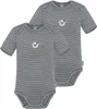 normani 2er Set Baby Merino Body Kurzarm Produktbild-Vorschau 1
