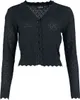 Voodoo Vixen Cardigan Damen Heart Pattern Scallop Edge Produktbild-Vorschau 1